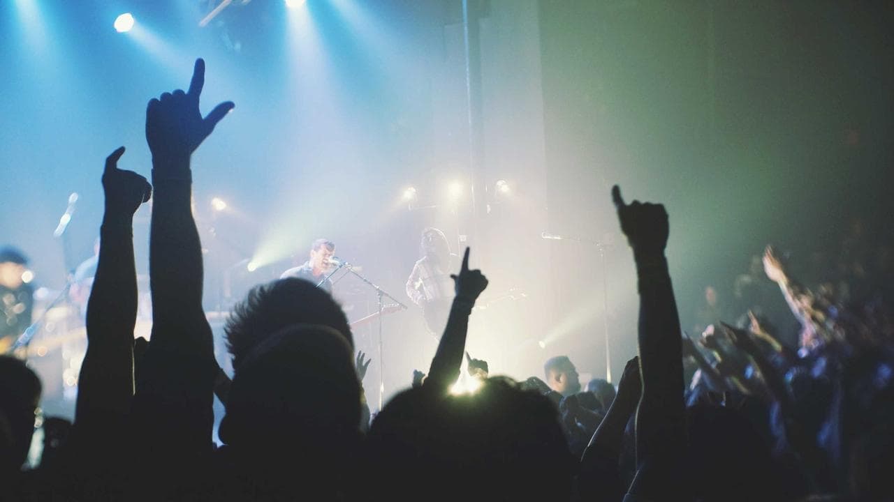 A crowd at a concert, from a YouTube ad